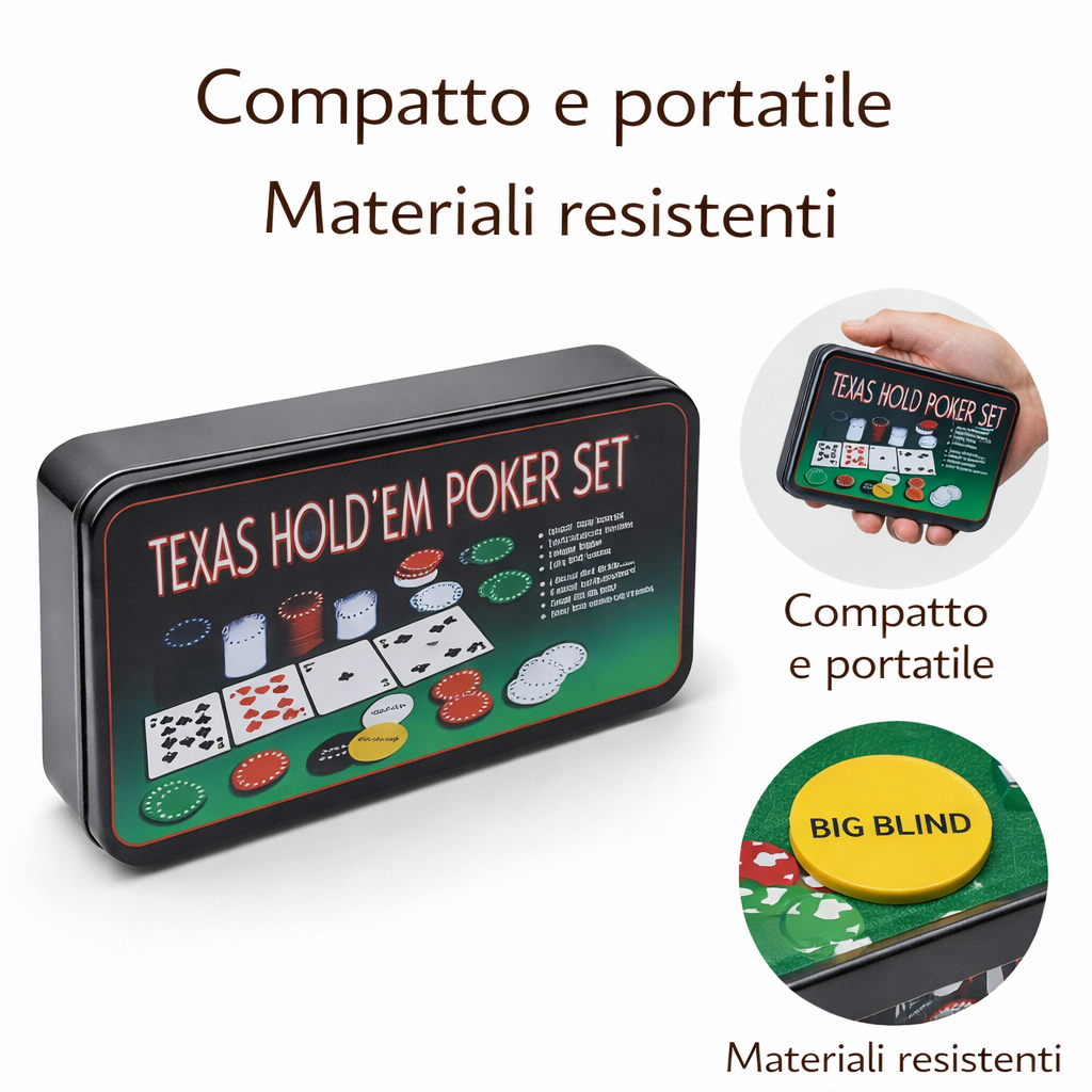 Set completo da Poker Texas Hold’em
