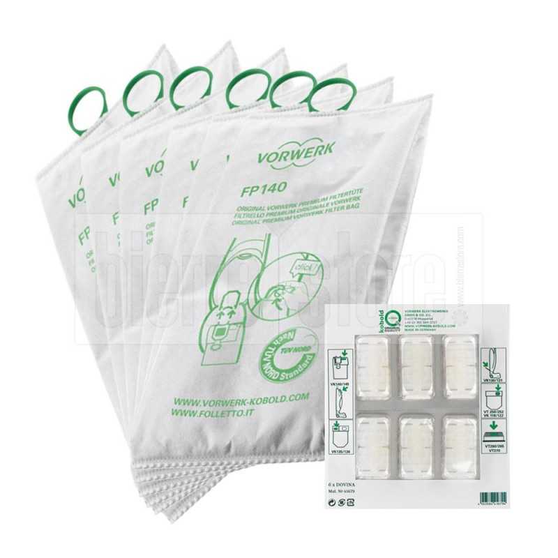Sacchetti Originali Folletto VK 140/150 con Dovina