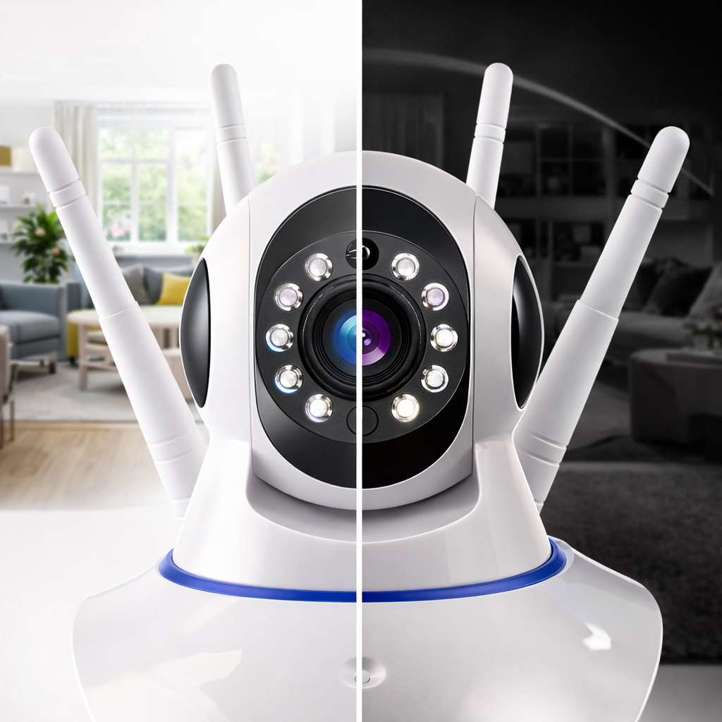 Telecamera IP Wireless con 3 Antenne