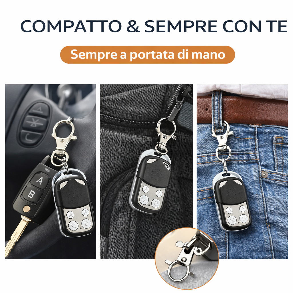 Set da 10 Telecomandi Universali per Cancello Automatico