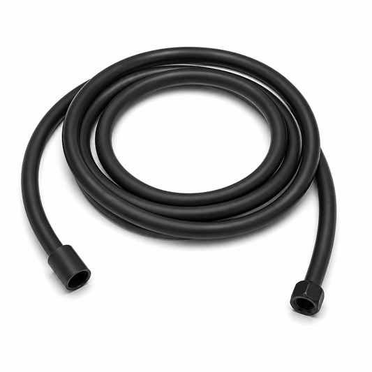 Tubo Doccia PVC Soft 175 cm Nero