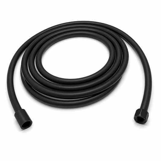 Tubo Doccia PVC Soft 200 cm Nero