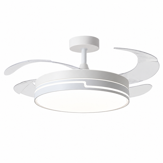 Ventilatore da Soffitto LED Silenzioso con Telecomando e Luce Dimmerabile 3 Colori